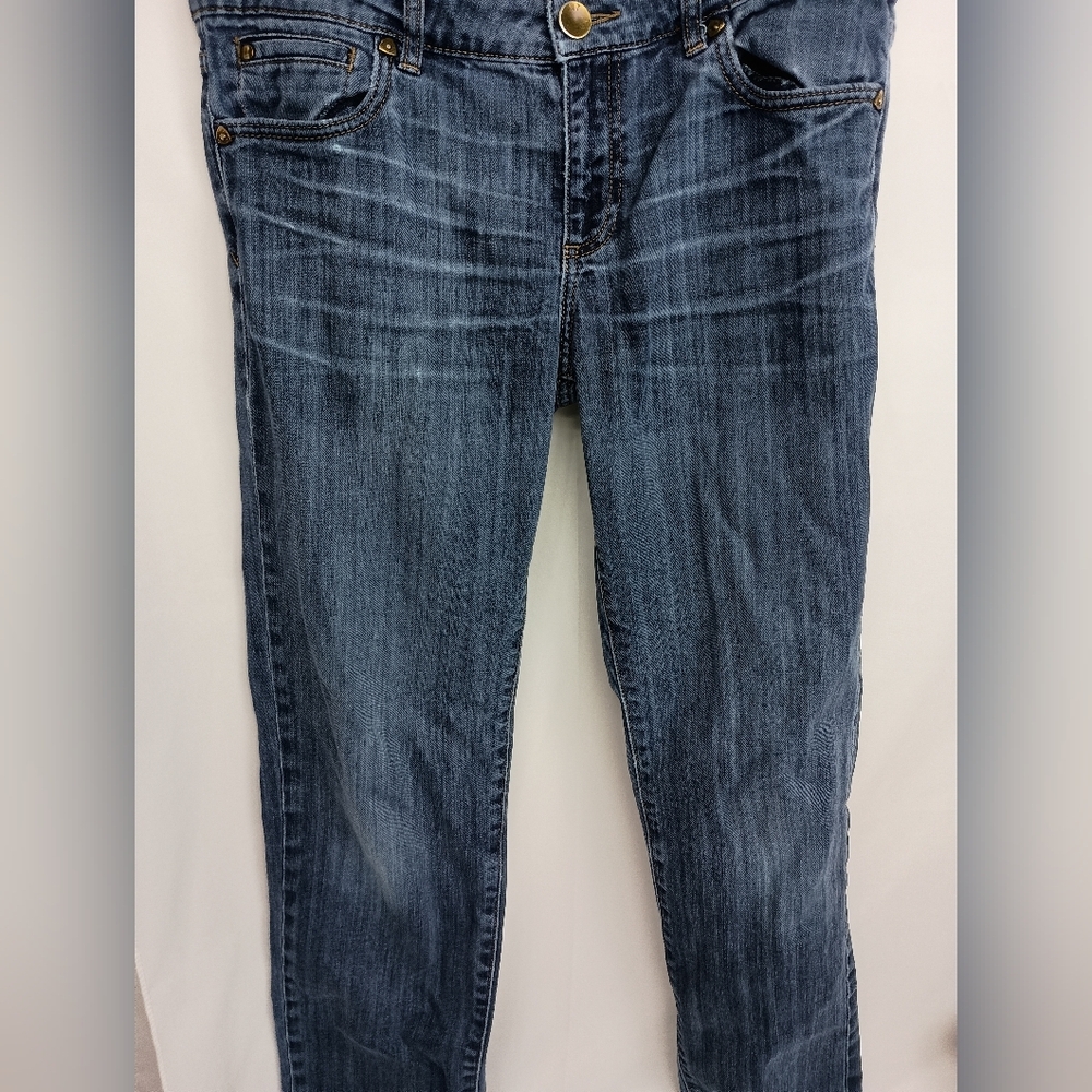 KUT FROM THE KLOTH Katherine Boyfriend Classic Western Blue Denim Jeans (#1,245)